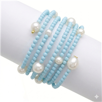 Armband Rajola in Halbedelsteine Turchese 54-497-918L